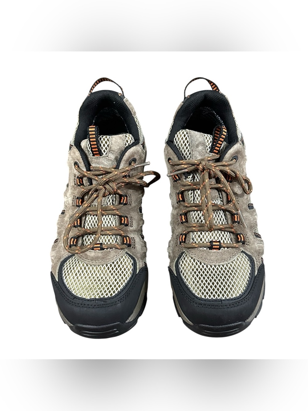 Cabela’s Gore-Tex Surround Vibram Hiking Trail Shoes Women’s 8D Gray Orange